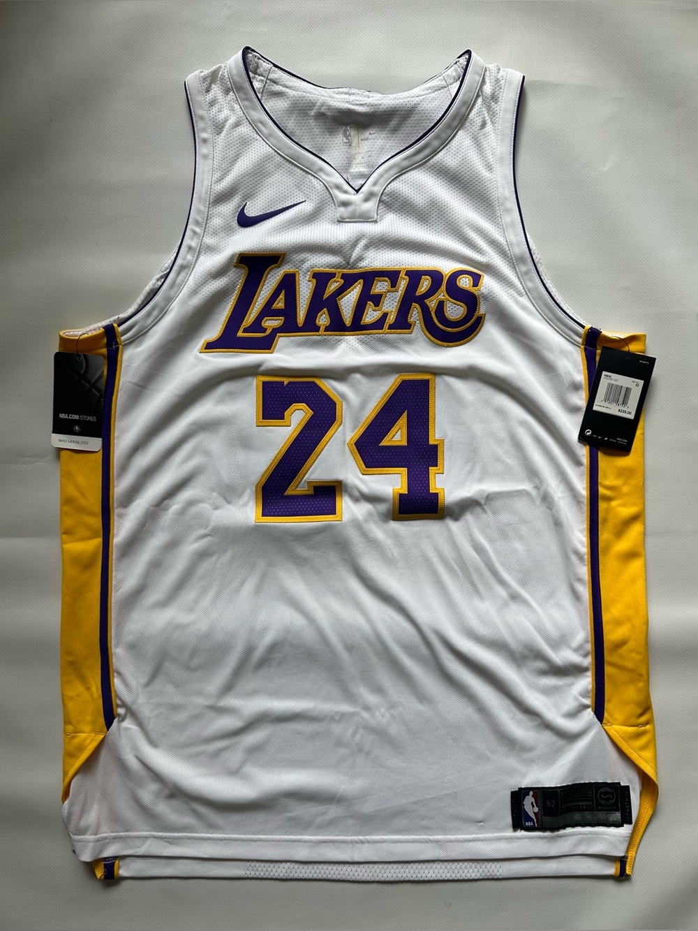 Nike Aeroswift NBA Lakers Kobe Bryant Men’s Basketball Jersey Size 52